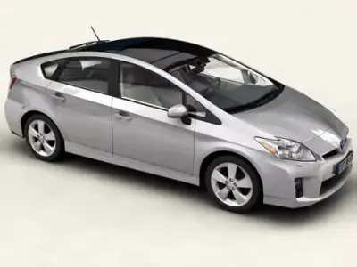 Toyota Prius 2010 low res interior 3D model