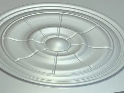Decorative circle 3D stl model Free 3D print model