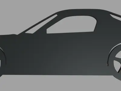 Mazda Rx7 Veilside Fortune Tokyo Drift Coupe 2007 Key Ring 3D print model