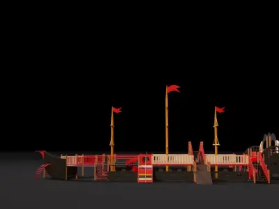 Playground ship 3D model