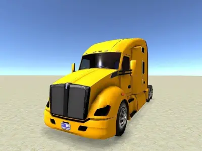 Truck Pack  2020 Collection Low-poly 3D model