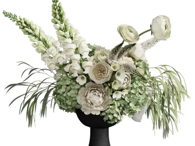 Flower In Vase 71 3D model