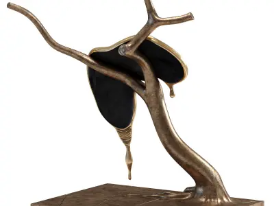 Profile of Time by Salvador Dali 3D model