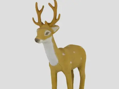 Christmas Deer - Toy 3D model