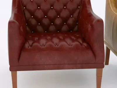 HG Eastbourne armchairs 3D model