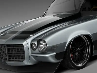 Chevrolet Camaro Pro Touring 1970  3D model