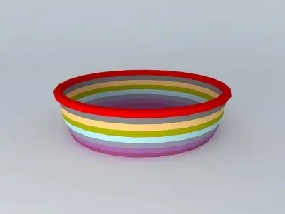 bowl rainbow Free 3D model
