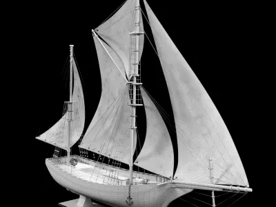 Model of ship Versengold 3D model