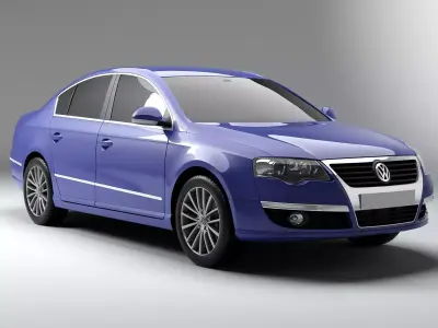 Volkswagen Passat B6 3D model