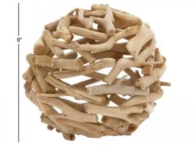 Beachcrest Oak Decorative Ball 3D model