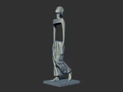 STAUE FOR LIBRARY - STORE FASHION 3D print model