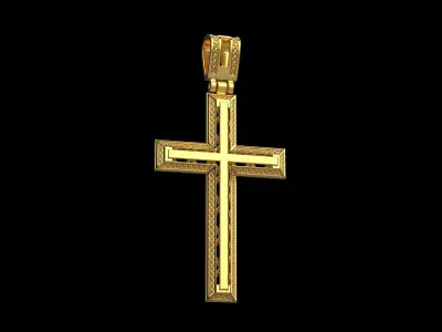 Pendant Cross N18 3D print model