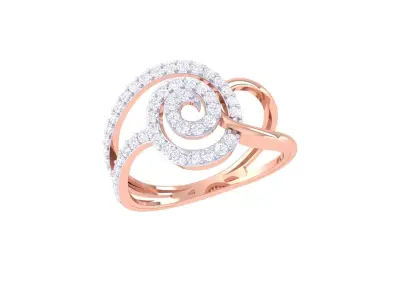 Diamond Ring 3D print model 9