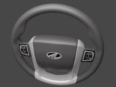 Mahindra Scorpio And Xuv 500 Steering Wheel 3D model