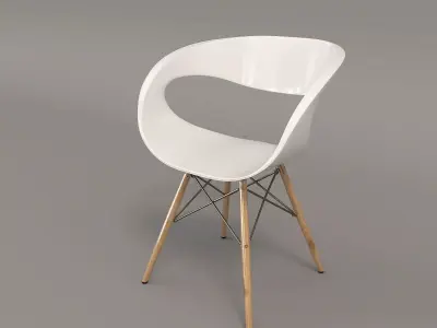 Modern Table and Chair Set 3 3D model