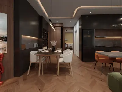 Modern Apartment Design 3D model