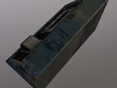 Crane Engine Control Low-poly 3D model