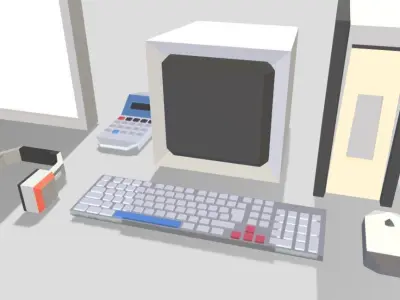 OFFICE TOOLS 14 MODELS Low-poly 3D model