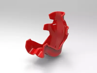 Racing seat 3D model
