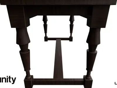 Decorative Table Low-poly 3D model purchase