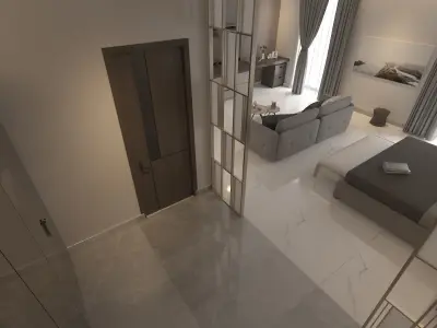 Luxury Master Bedroom 3D model