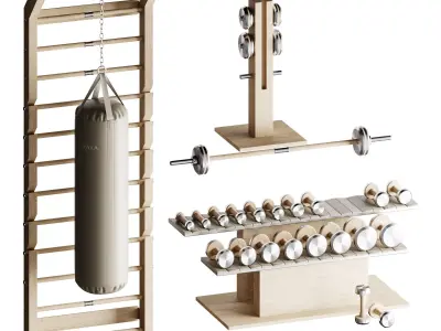 PENT luxury fitness equipment 3D model