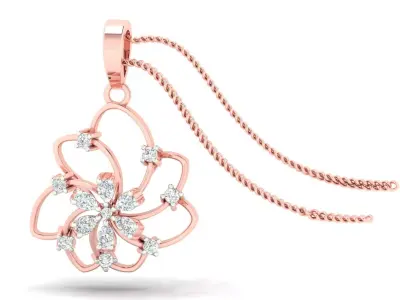 Pendant Earrings combo - 0056 3D print model