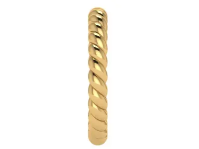 Rope ring band   3D print model