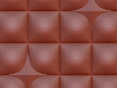 3D WALLPANEL 600MM x 600MM 3D model