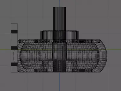 small supercharger 3D print model
