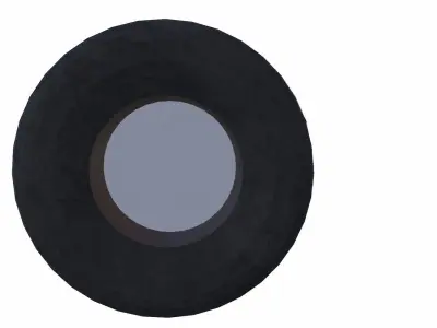Truck Tyre Low-poly 3D model buy