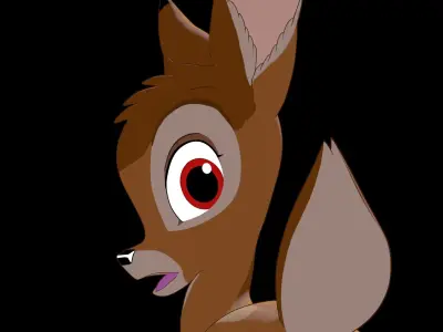 Fawn Bambi and Faline 3D model