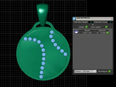 baseball PENDANT  3D print model