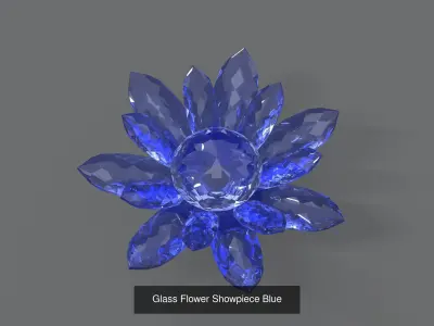 Glass Flower Showpiece Collection