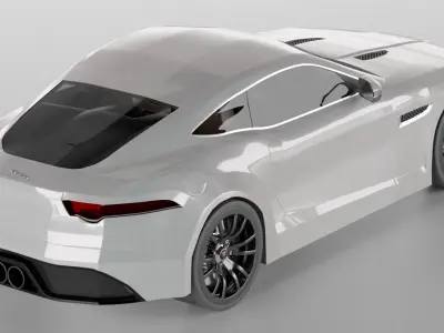 Jaguar F Type Car 3D model