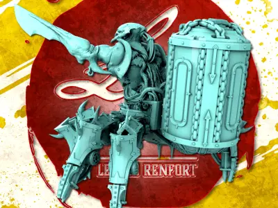 Demon Drider Mech  3D print model