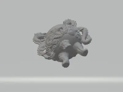 Chinese Ding Furnace Incense 3D print model