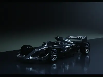 f1 modeling 3D model