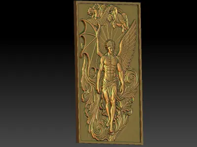 1 Greek mythology CNC Relief Model 3D print model