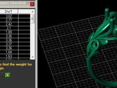 Ring luxury set 3D print model