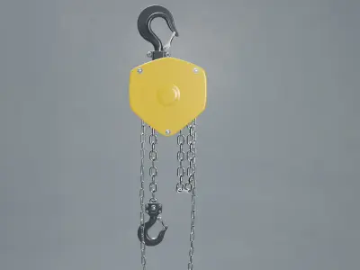 3D Model of Chain hoist 3D model