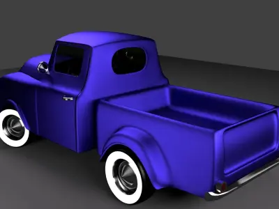 Chevy pickup 54 3D model