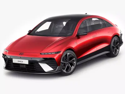 3D Hyundai Ioniq 6 N-line 2026 3D model