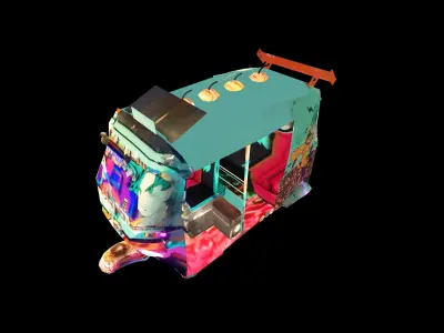 TUKTUK ANIME BEBO 2024 Low-poly 3D model