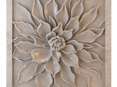 3D Wall Sculptures 02 3D model