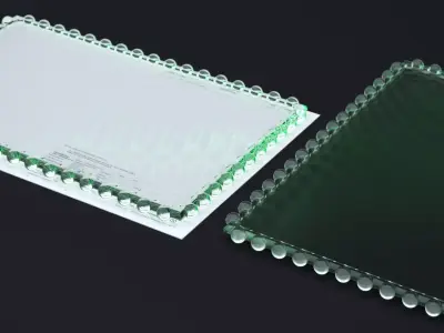 NORDSK DUPVLIKA GLASS DESSERT TRAY 2020 3D model