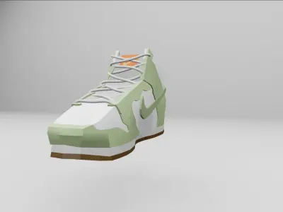 Nike Sportswear DUNK HI RETRO shoes Free low-poly 3D model
