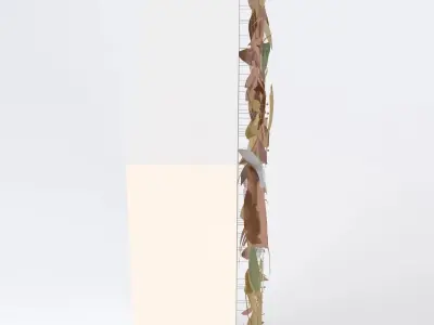 Leaf Wall Sculpture 3D model