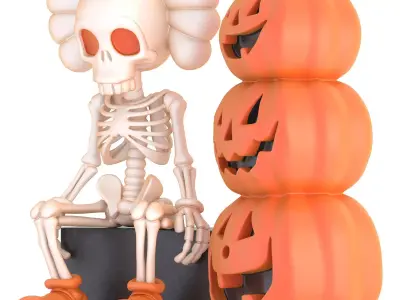 Halloween decoration 3D model