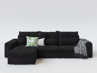 gautier Domino dark purple 3D model